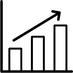 A graph showing growth